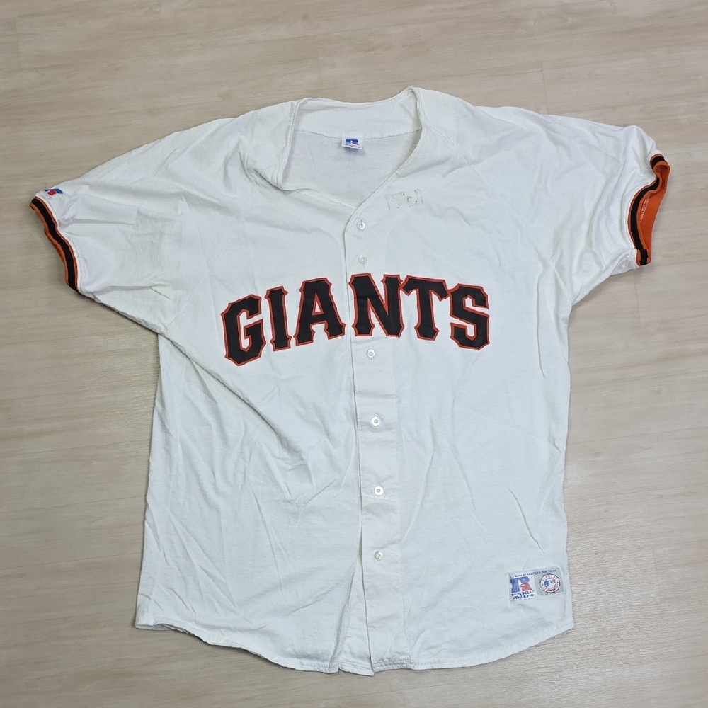 Vintage Russell San Francisco‎ Giants Baseball Shurt Jersey Size XL